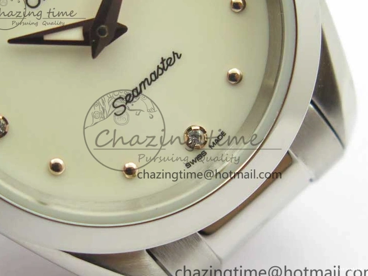 0516 Aqua Terra Seamaster ZF 1:1 Best Edition White Dial on SS Bracelet Gen Lightweight 7903